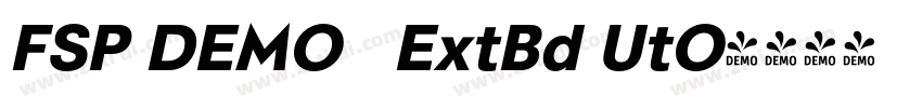FSP DEMO   ExtBd UtO字体转换